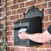Black "Espresso" Goldhay Post Box  Black "Espresso" Goldhay Post Box