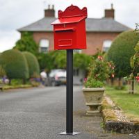 “Blushed Peony” Red Goldhay Post Box “Blushed Peony” Red Goldhay Post Box