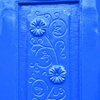 Close up of flower motif 