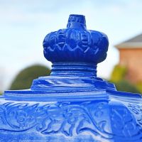 Close up of crown finial 