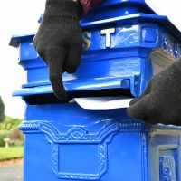 Close up of letter aperture 
