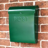 “Vineyard Valleys” Green Contemporary Post Box “Vineyard Valleys” Green Contemporary Post Box