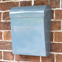 Simplistic mail box mounted on wall