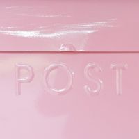 Embossed "POST" lettering 