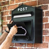 Close up of lockable front opening  Close up of lockable front opening