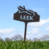 "Leek" Vegetable Label in Situ