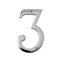 Bright Chrome Big ’N’ Bold Number - 03 Bright Chrome Big ’N’ Bold Number - 03