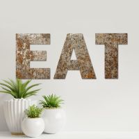 Rustic Metal "EAT"  Rustic Metal "EAT"