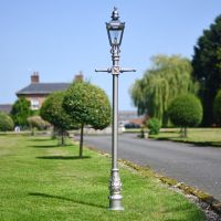 Silver Harrogate Lamp Post 2.25m Silver Harrogate Lamp Post 2.25m