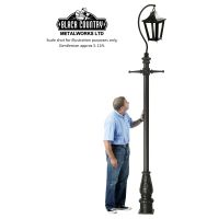 Lincoln Swan Neck & Lamp Post 3.4m