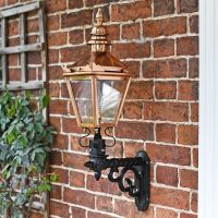 Copper Harrogate Wall Lantern On Royale Bracket 77 x 37cm