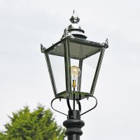 Victorian Lantern Created in a Polished Nickel