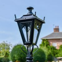 Close up of Black Gothic Lantern