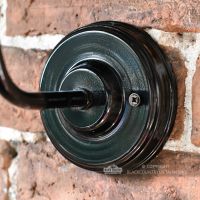 Black "Ironbridge Coach House" Light - Close Up