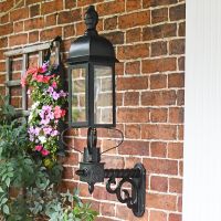 Black Slimline Traditional Wall Light Black Slimline Traditional Wall Light