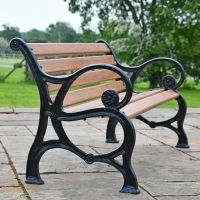 Ornate Design of the Arm Rests of the Bench