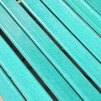 Close up of green slats