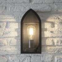 Arched Flush Fix Wall Lantern Front View Arched Flush Fix Wall Lantern Front View