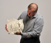 Liliana Large Vintage Cream Flower Planter Liliana Large Vintage Cream Flower Planter