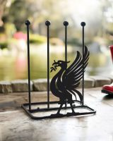 Liver bird boot rack kept outside Liver bird boot rack kept outside