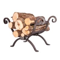 "Hunter" Scroll Design Log Holder & Log Rack