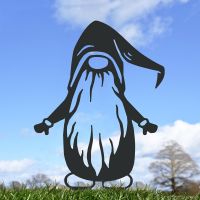 Long Bearded Gonk Gnome Silhouette in Situ