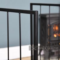 Close-up of the Black Finish on the Log Holder