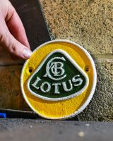 Scale image of Lotus Vintage Style Cast Iron Sign