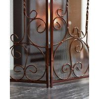 Close-Up of Lower "Louisiana" Fire Guard Close-Up of Lower "Louisiana" Fire Guard