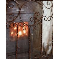 Close-Up of "Louisiana" Fire Guard in Situ Close-Up of "Louisiana" Fire Guard in Situ