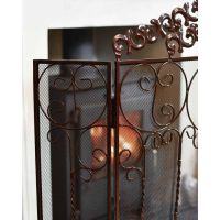 Close-Up of "Louisiana" Fire Guard Close-Up of "Louisiana" Fire Guard