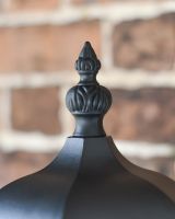 Large Ornamental Victorian Bottom Fix Wall Light Top Finial Close Up