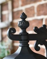 Large Ornamental Victorian Wall Light Top Finial Close Up