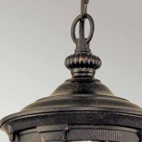 "Lupton" Traditional Chain Lantern in Brushed Bronze