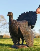 Scale image of Bronze "Lurkey" Turkey Aluminium Sculpture