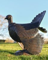 Bronze "Lurkey" Turkey Aluminium Sculpture side view