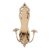 Ornate Coat Hook Finished In Cream