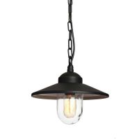 "Lyngen" Single Bulb Contemporary Hanging Chain Lantern "Lyngen" Single Bulb Contemporary Hanging Chain Lantern