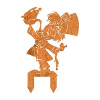  "Mad Hatter" Silhouette in a Rustic Finish