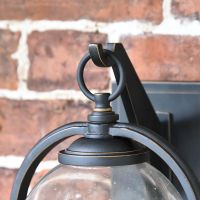 Close-up of the Lantern Mounted on the Bracket