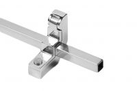 Manhattan Square Chrome Stair Rod - 9mm