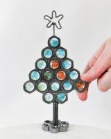 Scale image of Scrap Materials Christmas Tree Sculpture