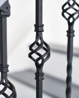 Close-up of the Baskets on the Stair Spindles