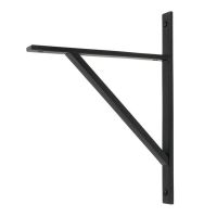 Matte Black "Claremont" Traditional Shelf Bracket - 260mm x 200mm