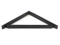 Close-Up of Matte Black "Emmanuel" Modern Shelf Bracket - 200mm x 200mm Close-Up of Matte Black "Emmanuel" Modern Shelf Bracket - 200mm x 200mm