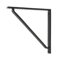 Matte Black "Emmanuel" Modern Shelf Bracket - 200mm x 200mm Matte Black "Emmanuel" Modern Shelf Bracket - 200mm x 200mm