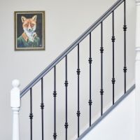 Matte Black "Enfield" Double Knuckle Stair Spindle - Spindle ONLY - No Brackets Matte Black "Enfield" Double Knuckle Stair Spindle - Spindle ONLY - No Brackets