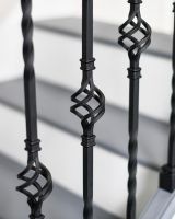 Ornate TRaditional Baskets on the Stair Spindle Ornate TRaditional Baskets on the Stair Spindle