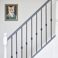 Matte Black "Enfield" Single Knuckle Stair Spindle - Spindle ONLY - No Brackets Matte Black "Enfield" Single Knuckle Stair Spindle - Spindle ONLY - No Brackets