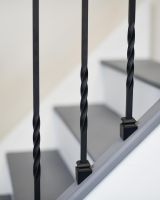 Close-up of the Traditional Twist Design on the Stair spindles